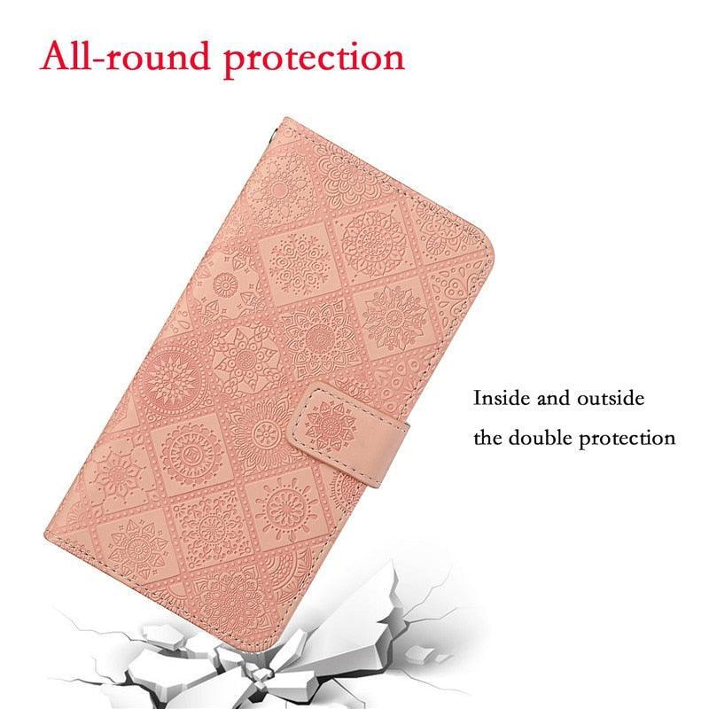 Leather Flip Case For iphone 11 12 13 Pro Max Mini Case Wallet Card Phone Cover For iphone Genuine Leather 2 in 1 Flip Simple Magnetic Cover For iPhone
