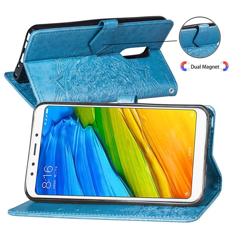 Leather Flip Case For Xiaomi Redmi 8 6 6A 5 Plus 4A 4X Note 9 5A 4 5 7 6 8 9S 9 Pro 8T 3S 7A 8A Redmi 9 For Redmi 9A 9C 7A Cover Classic Design Leather Stand Flip Cover
