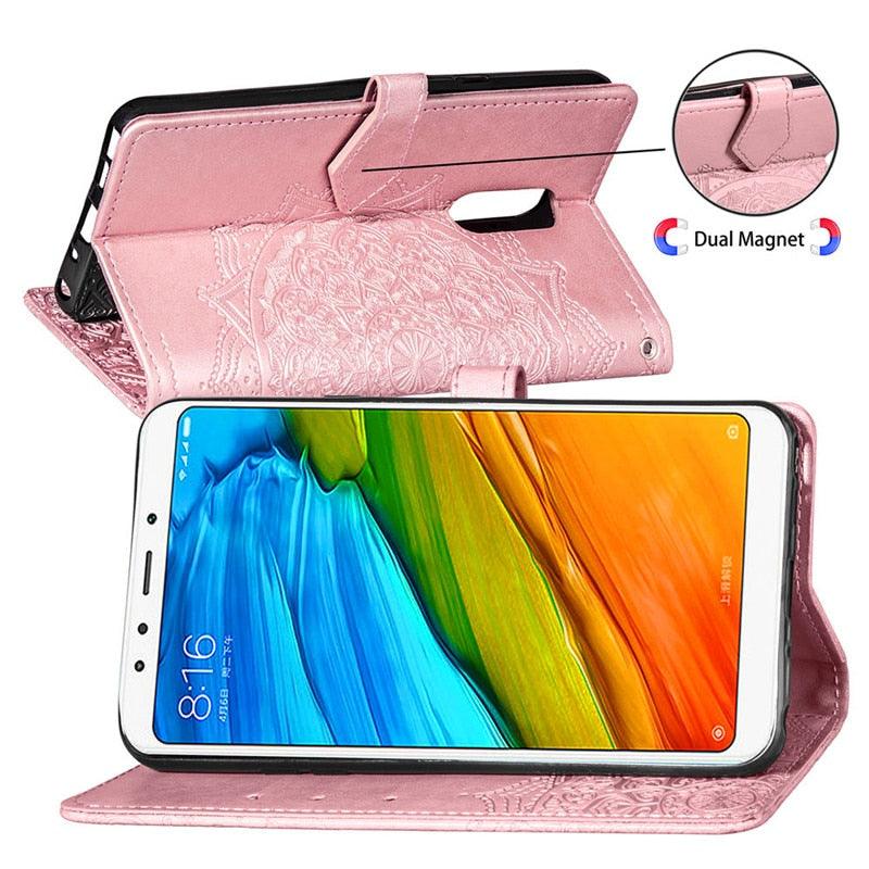 Leather Flip Case For Xiaomi Redmi 8 6 6A 5 Plus 4A 4X Note 9 5A 4 5 7 6 8 9S 9 Pro 8T 3S 7A 8A Redmi 9 For Redmi 9A 9C 7A Cover Classic Design Leather Stand Flip Cover