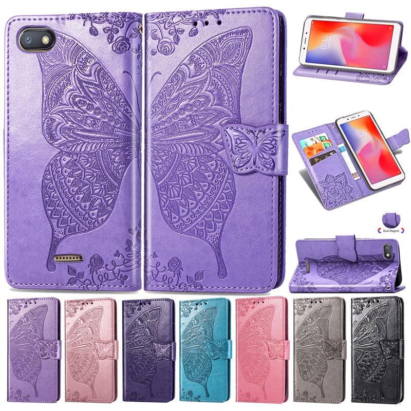 Leather Flip Case For Xiaomi Redmi 8 6 6A 5 Plus 4A 4X Note 9 5A 4 5 7 6 8 9S 9 Pro 8T 3S 7A 8A Redmi 9 For Redmi 9A 9C 7A Cover Classic Design Leather Stand Flip Cover