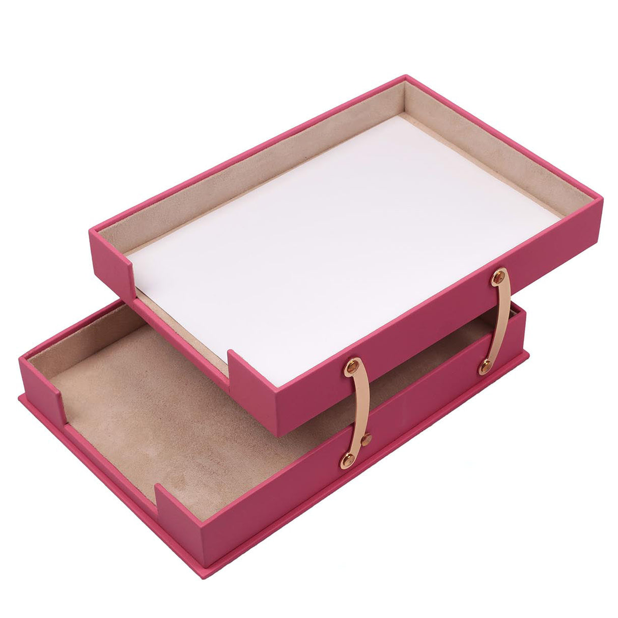 MOOG Leather Double Document Tray