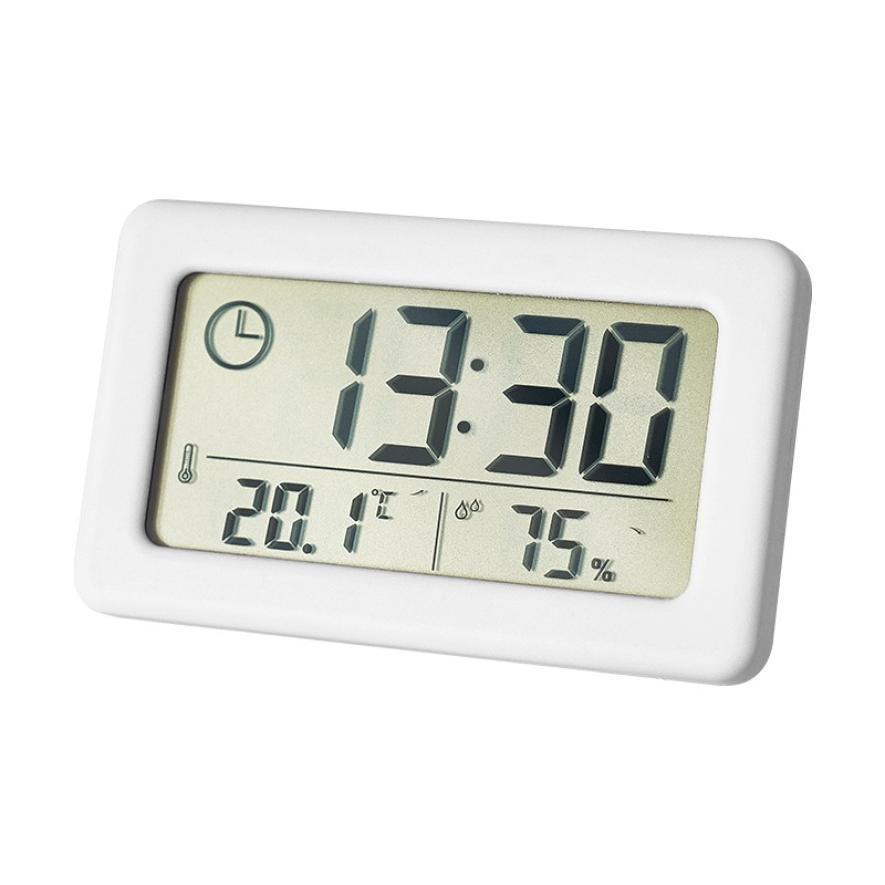 LED Digital Clock Digital Alarm Clock Battery Operated Small Desk Clocks with Smart Night Light Date Indoor Temperature LCD Electronic Clock for Bedroom Electronic Digital Screen Desktop Clock for Home Office Backlight Snooze Desk Clocks