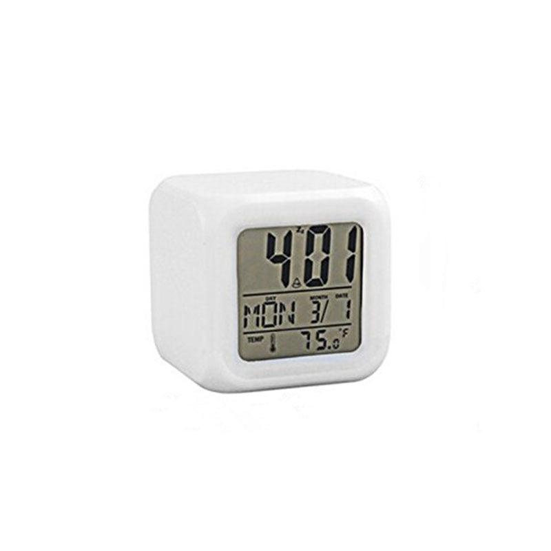 LED Digital Smart Alarm Clock Electronic Desktop Clocks LCD Display Showing Time Alarm Date Bedside Alarm Clocks with Snooze for Bedroom Kitchen Office Battery Operated Watch Table Electronic Desktop Clocks USB Wake Up Clock Wake Up Time