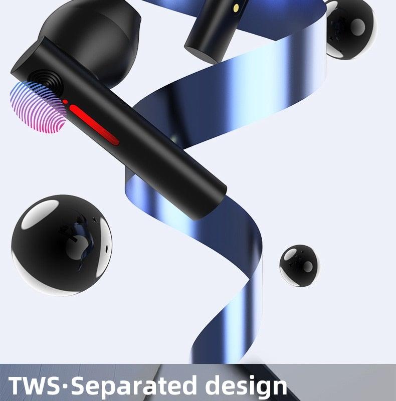 LED Display Bluetooth 5.0 Wireless Headphone Magnetic 9D Stereo Sound Earbud Sports Easy Pairing Earphone With Microphone Bluetooth In Ear Built-in Mic Headset For Sport Black Headphones Wireless Light Weight Design