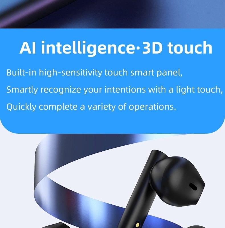 LED Display Bluetooth 5.0 Wireless Headphone Magnetic 9D Stereo Sound Earbud Sports Easy Pairing Earphone With Microphone Bluetooth In Ear Built-in Mic Headset For Sport Black Headphones Wireless Light Weight Design