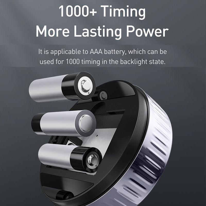 LED Magnetic Digital Timer For Kitchen Cooking Countdown Alarm Clock Digital Kitchen Timer, Large Magnetic LED Countdown Timer with Constant Light Function for classrooms 3-Level Volume Quiet Egg Timer for Children Electronic Cooking Countdown Timer