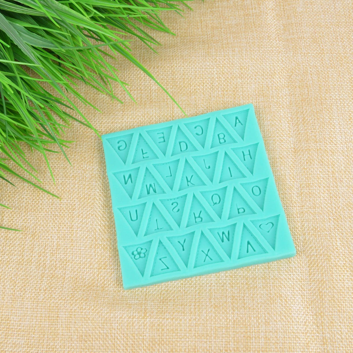 Letters Mold Triangle Alphabet Silicone Baking Mould Cupcake Decorating Tool Fondant Candy Chocolate Gumpaste Nonstick Letters Mold Triangle Alphabet Silicone Baking Mould Cupcake Decorating Tool