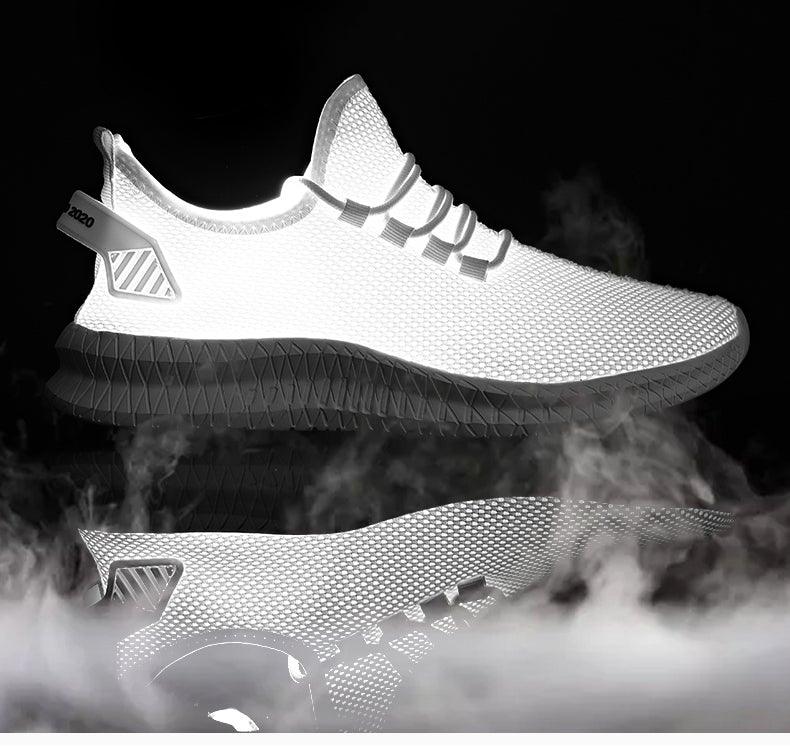 Light Running Comfortable Casual Men's Sneaker Breathable Wear-Resistant Outdoor Walking Men Sport Non Slip Athletic Fashion Sneakers Mesh Workout Casual Sports Sneakers