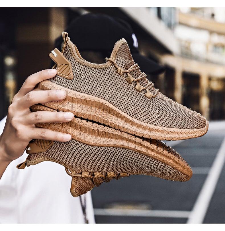 Light Running Comfortable Casual Men's Sneaker Breathable Wear-Resistant Outdoor Walking Men Sport Non Slip Athletic Fashion Sneakers Mesh Workout Casual Sports Sneakers