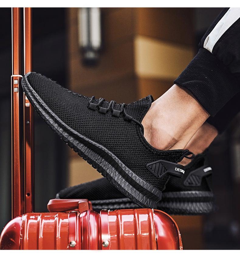 Light Running Comfortable Casual Men's Sneaker Breathable Wear-Resistant Outdoor Walking Men Sport Non Slip Athletic Fashion Sneakers Mesh Workout Casual Sports Sneakers