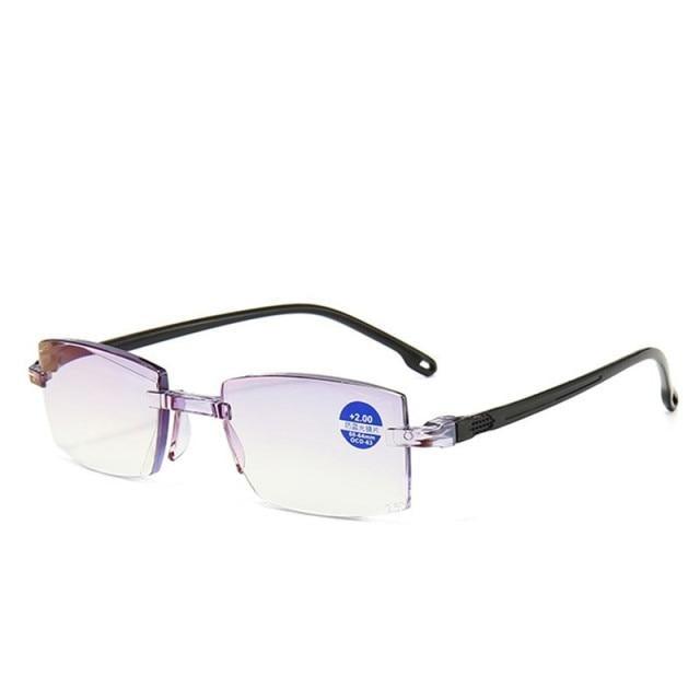Lightweight Alloy Semi-Rimless Reading Glasses For Men And Women With Quality Half Frame Men Reading Glasses For Men New Retro Eyewear