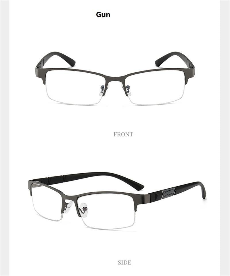 Lightweight Alloy Semi-Rimless Reading Glasses For Men And Women With Quality Half Frame Men Reading Glasses For Men New Retro Eyewear
