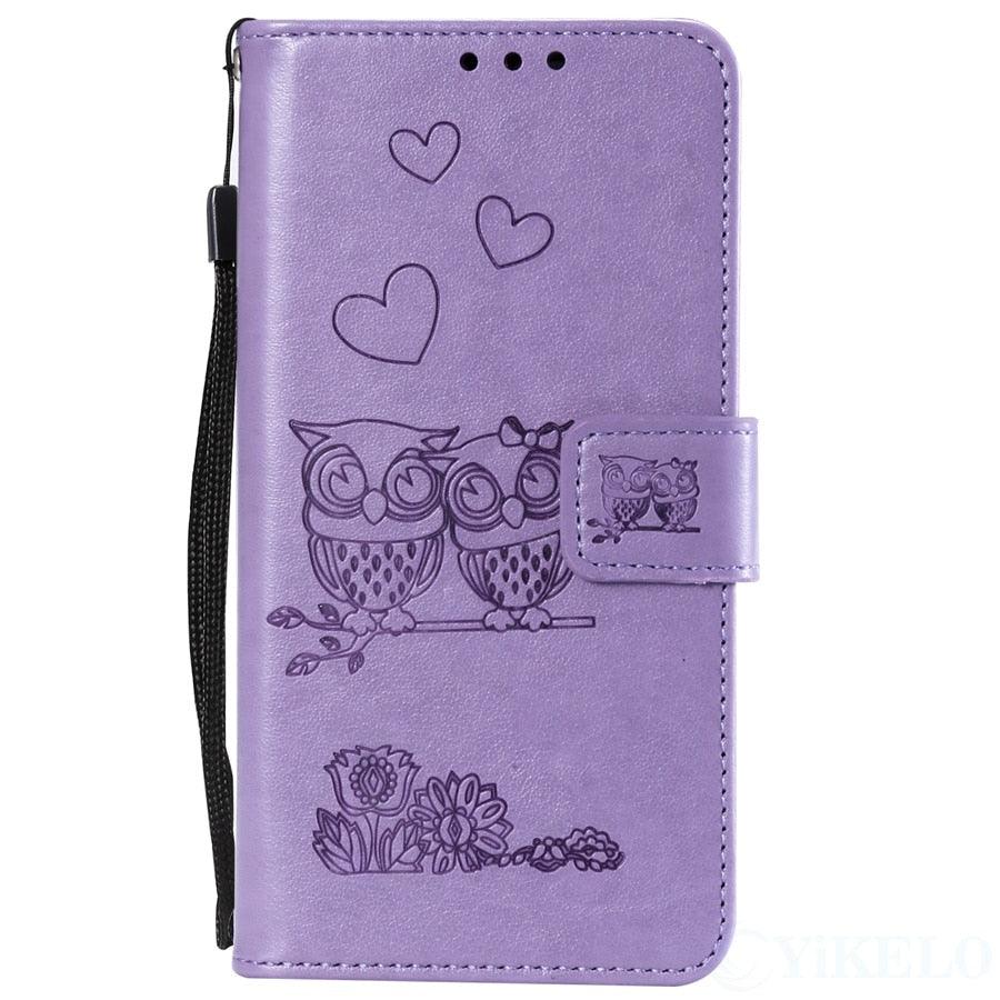 Love Couple Leather Case For iPhone 12 11 Pro mini Phone Flip Wallet Soft Cover Shockproof Floral Cute Modern Leather Wallet Phone Case For iPhone