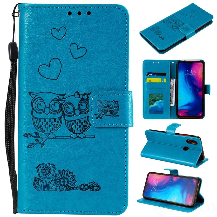 Love Couple Leather Case For iPhone 12 11 Pro mini Phone Flip Wallet Soft Cover Shockproof Floral Cute Modern Leather Wallet Phone Case For iPhone