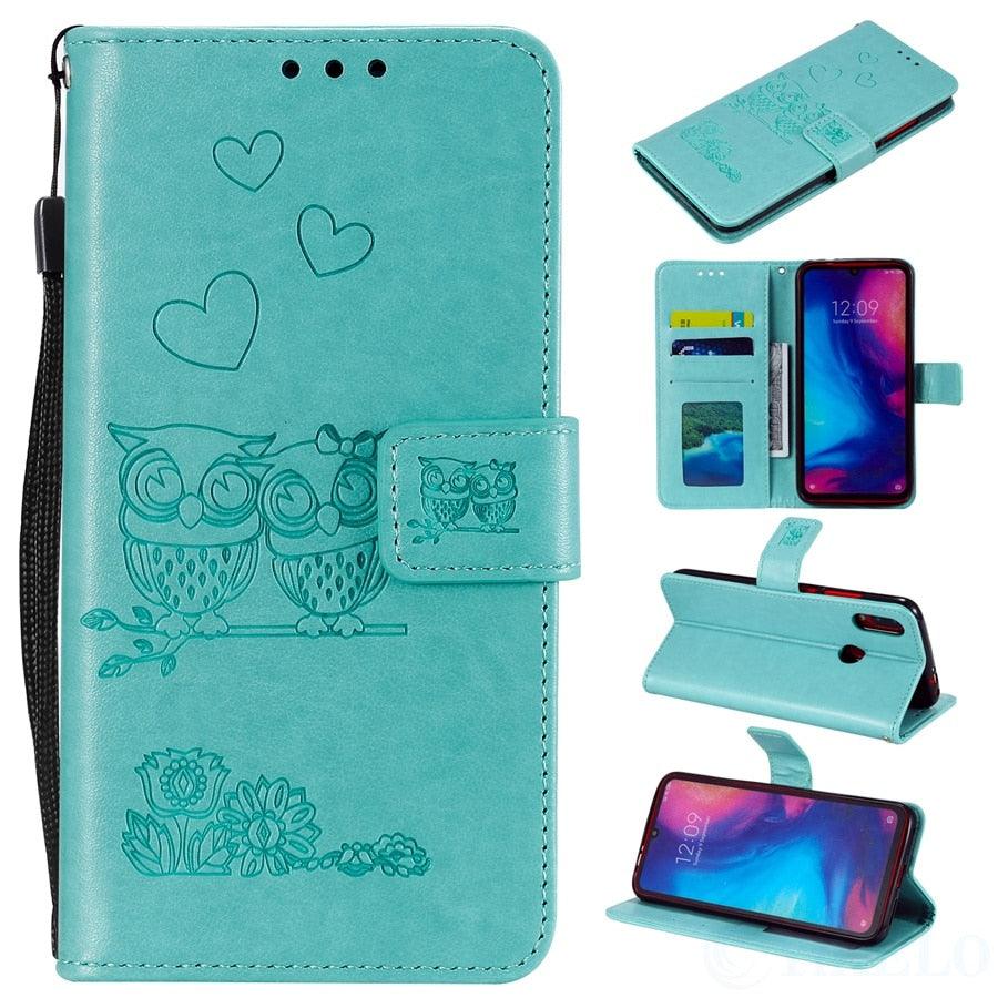 Love Couple Leather Case For iPhone 12 11 Pro mini Phone Flip Wallet Soft Cover Shockproof Floral Cute Modern Leather Wallet Phone Case For iPhone