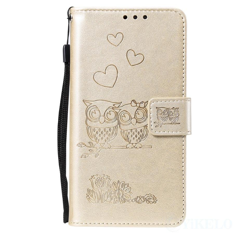 Love Couple Leather Case For iPhone 12 11 Pro mini Phone Flip Wallet Soft Cover Shockproof Floral Cute Modern Leather Wallet Phone Case For iPhone