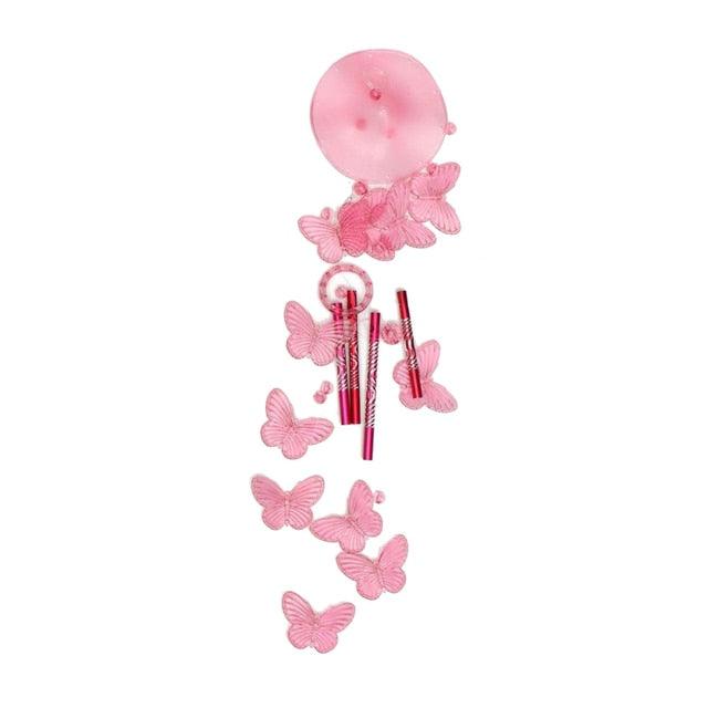 Lucky Butterfly Hanging Wind Chime Bell Garden Decoration Ornament Gift Home Decoration Fashion High-end Gift Butterfly Gift Grandmother Gift Mother Gift Birthday Gift Festival Gift Witness Friendship Outdoor Wind Chime Garden Decor
