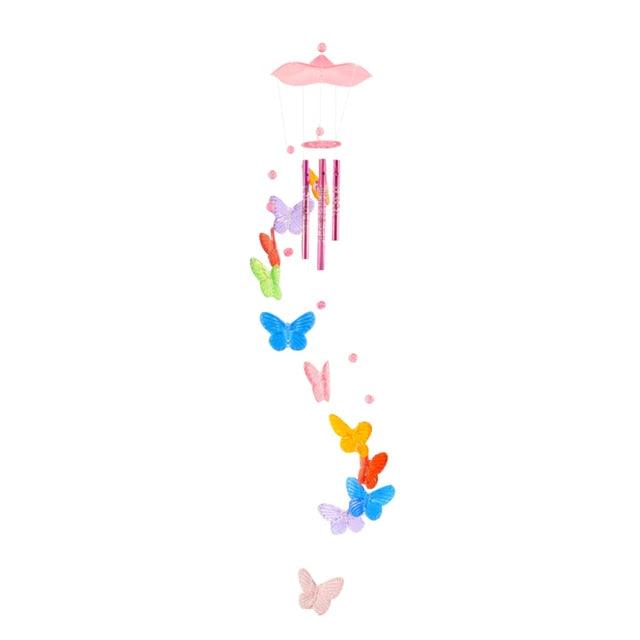 Lucky Butterfly Hanging Wind Chime Bell Garden Decoration Ornament Gift Home Decoration Fashion High-end Gift Butterfly Gift Grandmother Gift Mother Gift Birthday Gift Festival Gift Witness Friendship Outdoor Wind Chime Garden Decor