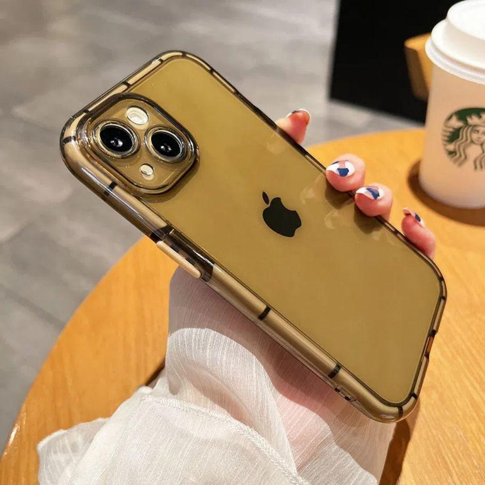 Luxury Fluorescence Phone Case For iPhone 13 14Pro Max 14 Plus Shockproof Clear Soft Silicone Cover Shockproof Thin Transparent Case Drop Protection for iPhone