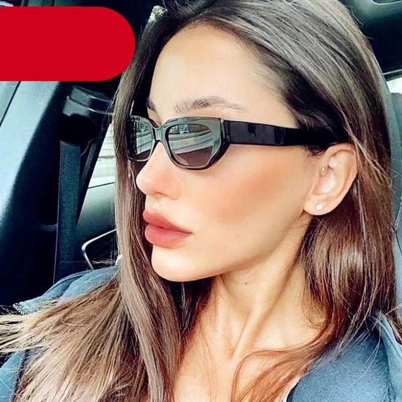 Luxury Style Eyewear For Women/Men Designer Small Frame Cat Eye Glasses Women Cat Eye Sunglasses Vintage Square Shade Women Eyewear