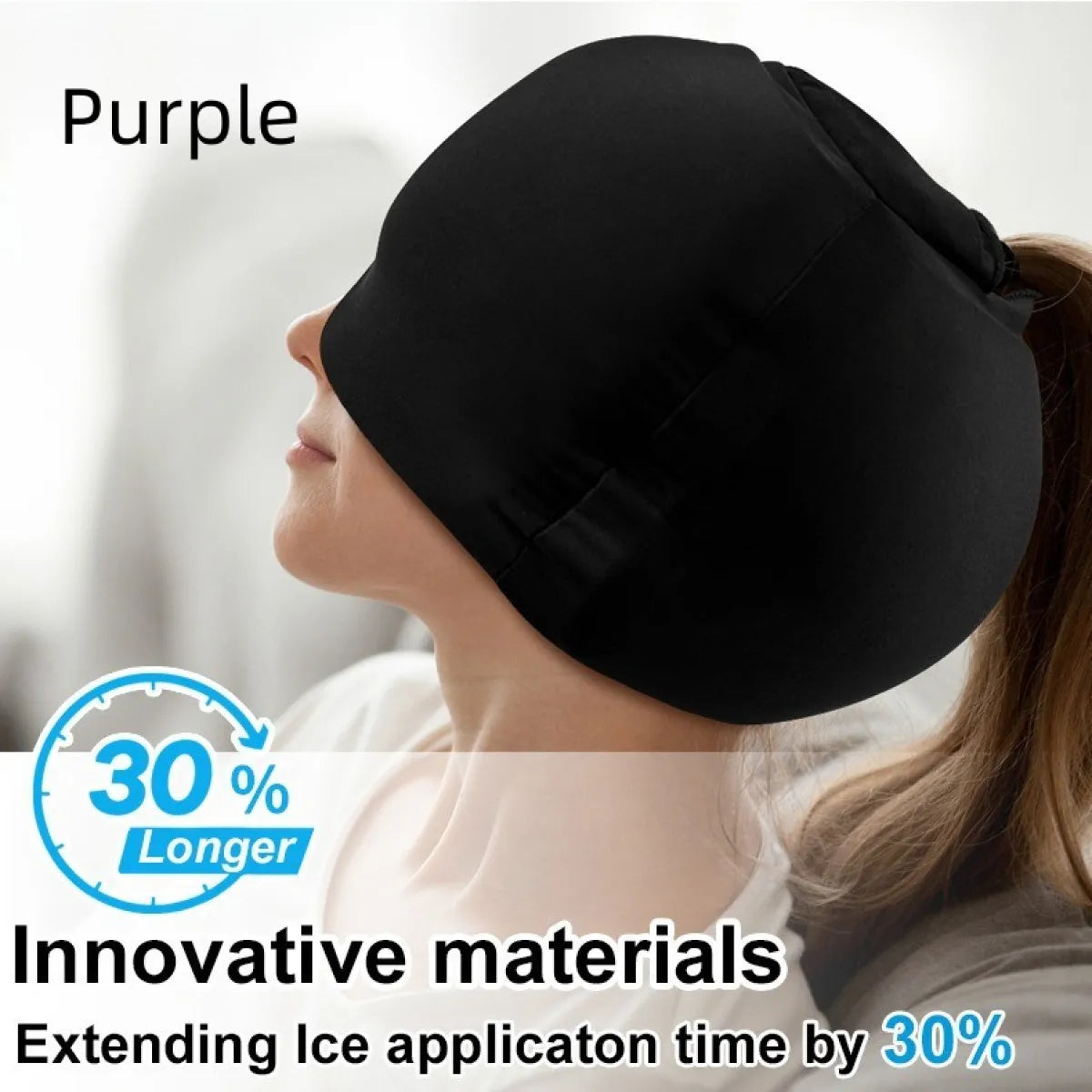 Hydrogel Ice Compress Head Cover