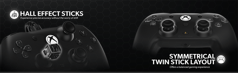 Xbox Series X / S Hall Effect Wired Controller The Competitor Black