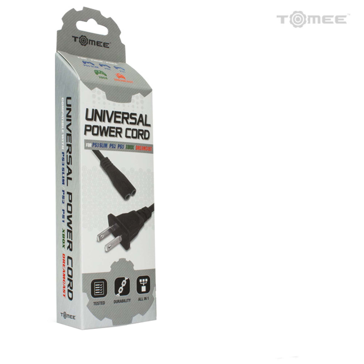 Figure 8 Power Cable Works With OG Xbox / Xbox Series / PS4 / PS3 Slim / PS2 Fat, PS1, Dreamcast , Saturn Figure 8 Power Cable