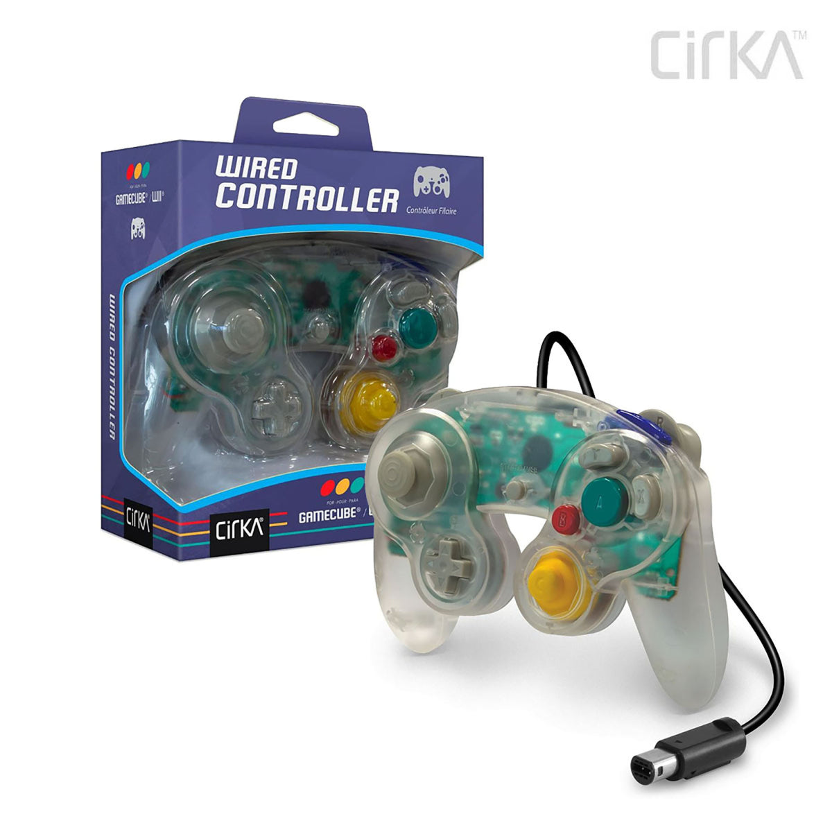 Gamecube Wired Controller (Clear)