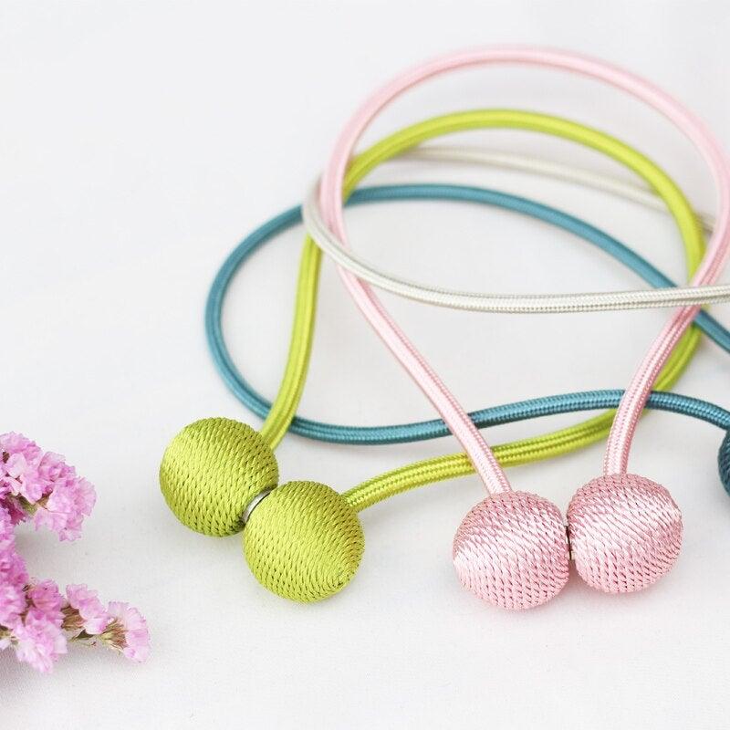 Magnetic Curtain Buckle Holder Tieback Window Accessories Curtain Decorative Curtain Tiebacks Magnetic Curtain Tiebacks European Style Decorative Curtain Drape Tie With Strong Magnetic For Home And Office Decoration