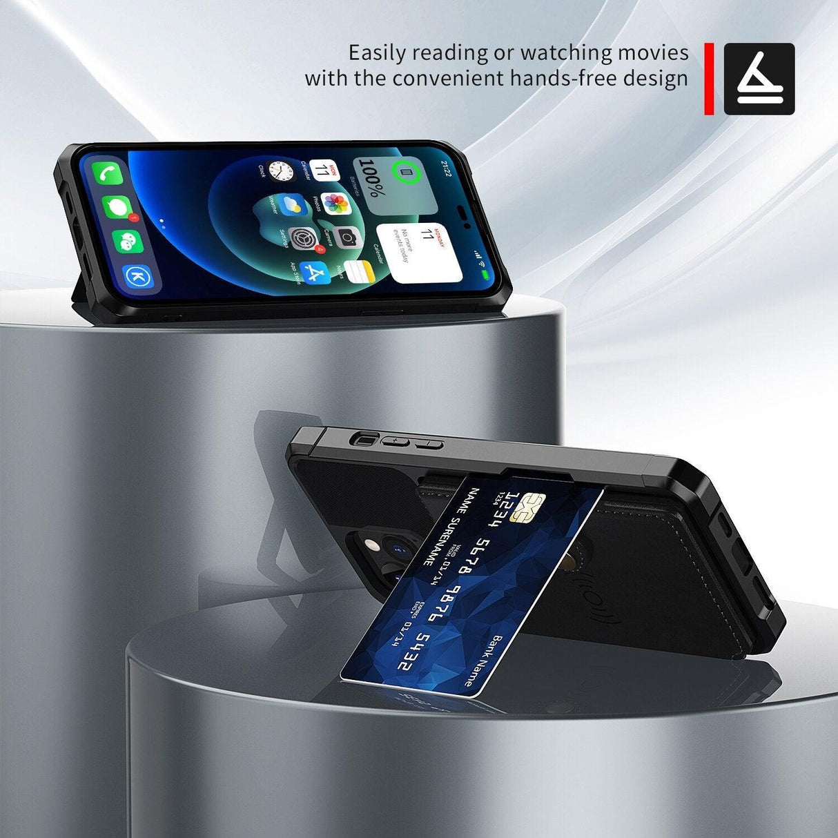 Magnetic Wallet Leather Case For iPhone 14 13 12 11 Pro Max XS Phone Cases Stand X Anti drop Cards Soft Cover Functional Case Compatible with iPhone