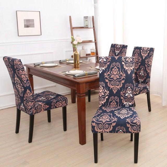 Marble Printed Stretch Chair Cover For Dining Room Office Banquet Chair Protector Elastic Material Armchair Cover Chair Cover Chair Slipcover Marble Background Texture Parson Chair