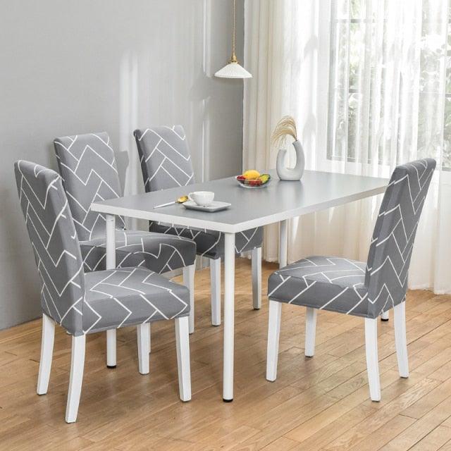 Marble Printed Stretch Chair Cover For Dining Room Office Banquet Chair Protector Elastic Material Armchair Cover Chair Cover Chair Slipcover Marble Background Texture Parson Chair