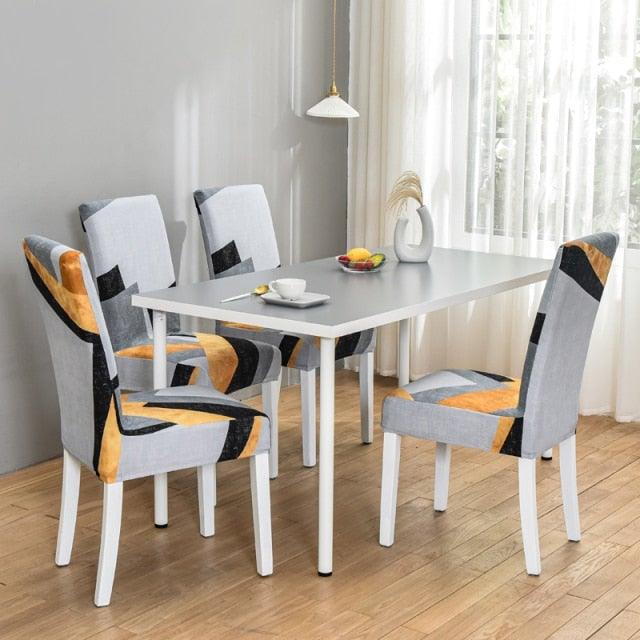 Marble Printed Stretch Chair Cover For Dining Room Office Banquet Chair Protector Elastic Material Armchair Cover Chair Cover Chair Slipcover Marble Background Texture Parson Chair