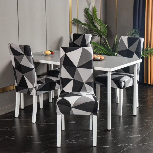 Marble Printed Stretch Chair Cover For Dining Room Office Banquet Chair Protector Elastic Material Armchair Cover Chair Cover Chair Slipcover Marble Background Texture Parson Chair