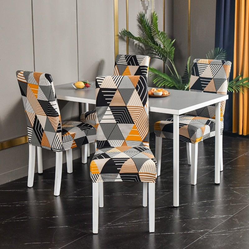 Marble Printed Stretch Chair Cover For Dining Room Office Banquet Chair Protector Elastic Material Armchair Cover Chair Cover Chair Slipcover Marble Background Texture Parson Chair