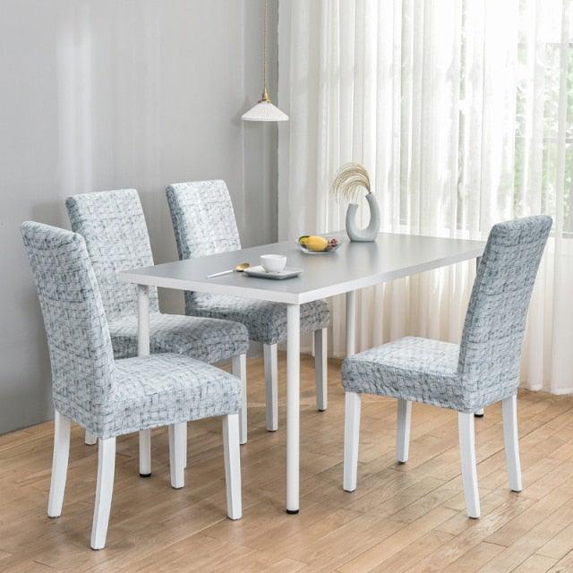 Marble Printed Stretch Chair Cover For Dining Room Office Banquet Chair Protector Elastic Material Armchair Cover Chair Cover Chair Slipcover Marble Background Texture Parson Chair