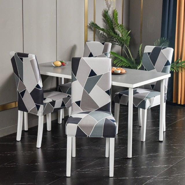 Marble Printed Stretch Chair Cover For Dining Room Office Banquet Chair Protector Elastic Material Armchair Cover Chair Cover Chair Slipcover Marble Background Texture Parson Chair