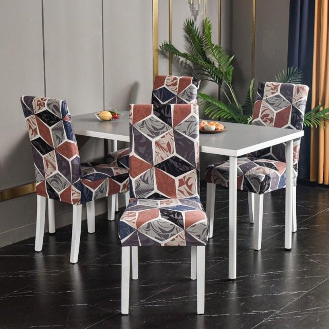 Marble Printed Stretch Chair Cover For Dining Room Office Banquet Chair Protector Elastic Material Armchair Cover Chair Cover Chair Slipcover Marble Background Texture Parson Chair