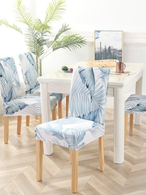 Marble Printed Stretch Chair Cover For Dining Room Office Banquet Chair Protector Elastic Material Armchair Cover Chair Cover Chair Slipcover Marble Background Texture Parson Chair