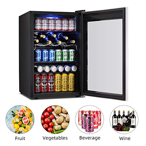 Matte Beverage Refrigerator and Cooler W58128H