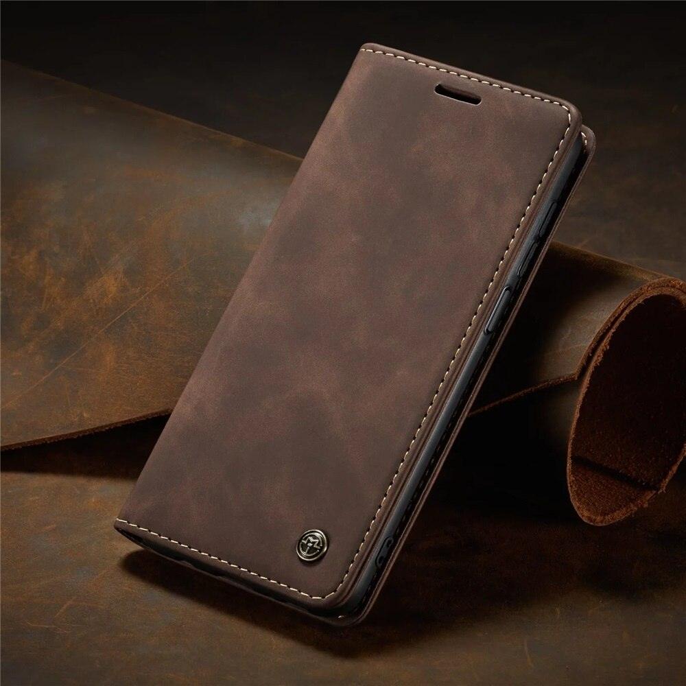 Matte Leather Case for Xiaomi Mi 9T CC9 10T 11T 12T Pro Lite 5G Redmi Note 8 9s 10 11 11S Pro Wallet Flip Cover Poco F3 M3 Pro Women with Card Holder Kickstand Magnetic Leather Flip Case