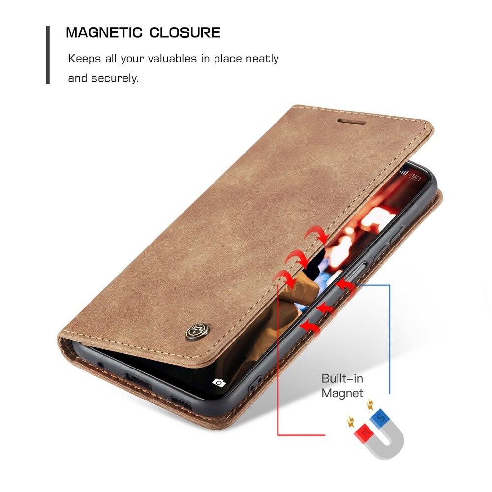 Matte Leather Case for Xiaomi Mi 9T CC9 10T 11T 12T Pro Lite 5G Redmi Note 8 9s 10 11 11S Pro Wallet Flip Cover Poco F3 M3 Pro Women with Card Holder Kickstand Magnetic Leather Flip Case