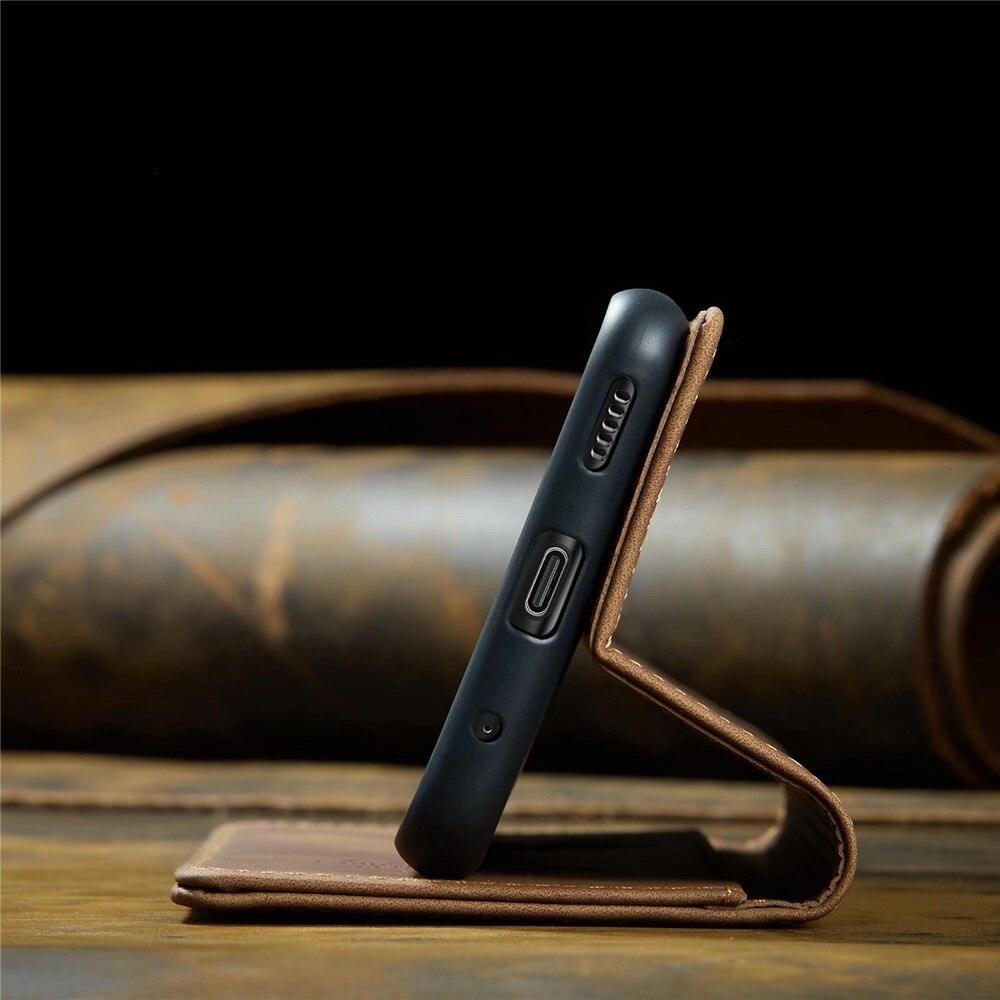 Matte Leather Case for Xiaomi Mi 9T CC9 10T 11T 12T Pro Lite 5G Redmi Note 8 9s 10 11 11S Pro Wallet Flip Cover Poco F3 M3 Pro Women with Card Holder Kickstand Magnetic Leather Flip Case