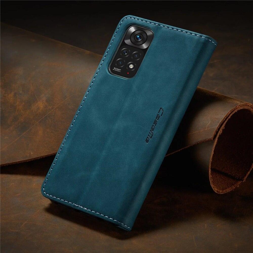 Matte Leather Case for Xiaomi Mi 9T CC9 10T 11T 12T Pro Lite 5G Redmi Note 8 9s 10 11 11S Pro Wallet Flip Cover Poco F3 M3 Pro Women with Card Holder Kickstand Magnetic Leather Flip Case