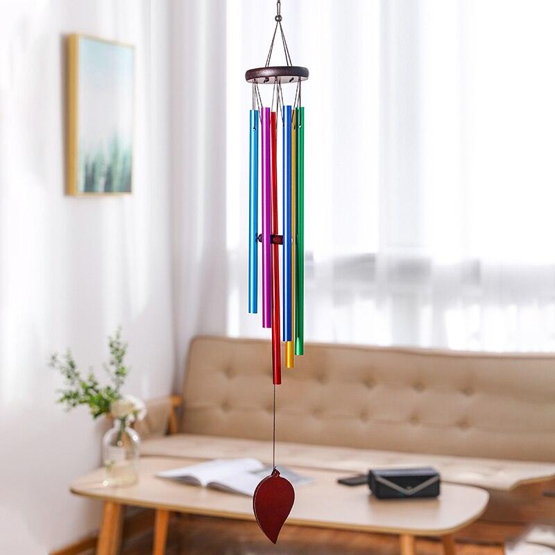 Memorial Wind Chimes for Outside Deep Tone Antique Outdoor Sympathy Wind-Chime Resonant 6 Tubes Wind Chime Bells Wind Hanging Living Elegant Chime Home Decor Gift Car Outdoor Yard Garden Metal Wind Music