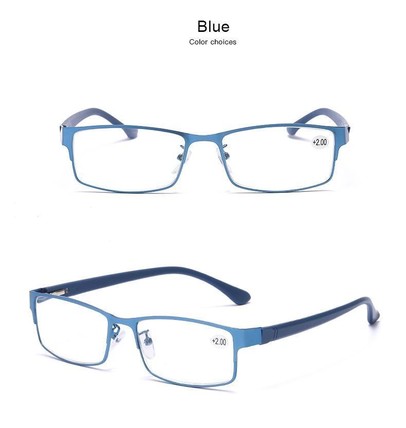 Men Blue Business Glasses Reading Glasses For Women Titanium Eye Glasses Male Hyperopia New Glasses Frame Sunglasses For Ladies Eyewear Frame Sun Glasses For Women Men