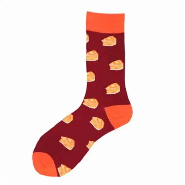 Men Cotton Socks Gradient Color Summer Style Long Wedding Sock Men Knee High Business Socks Man Socks Men's Ladies Novelty Bright Colorful Patterned Cotton Socks