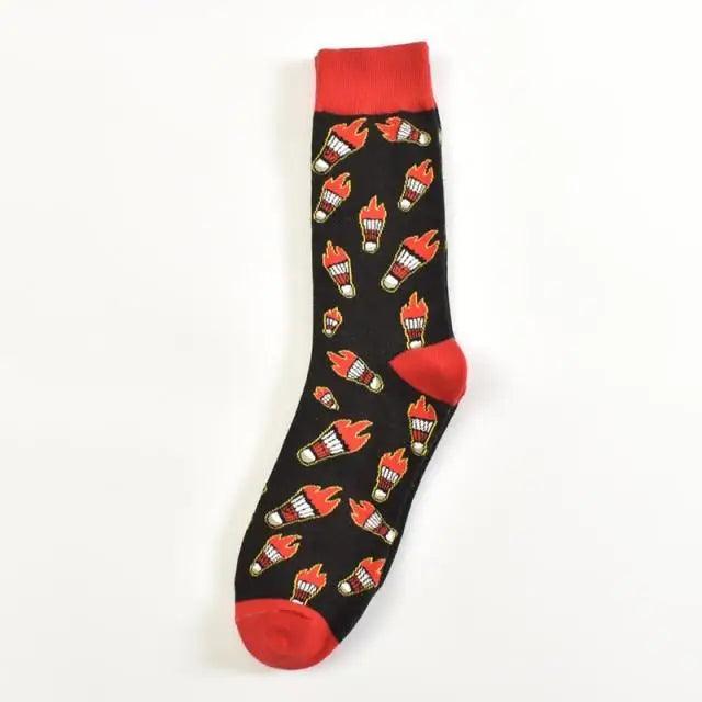 Men Cotton Socks Gradient Color Summer Style Long Wedding Sock Men Knee High Business Socks Man Socks Men's Ladies Novelty Bright Colorful Patterned Cotton Socks