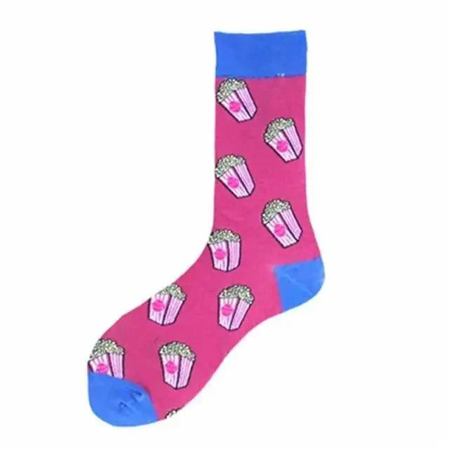 Men Cotton Socks Gradient Color Summer Style Long Wedding Sock Men Knee High Business Socks Man Socks Men's Ladies Novelty Bright Colorful Patterned Cotton Socks