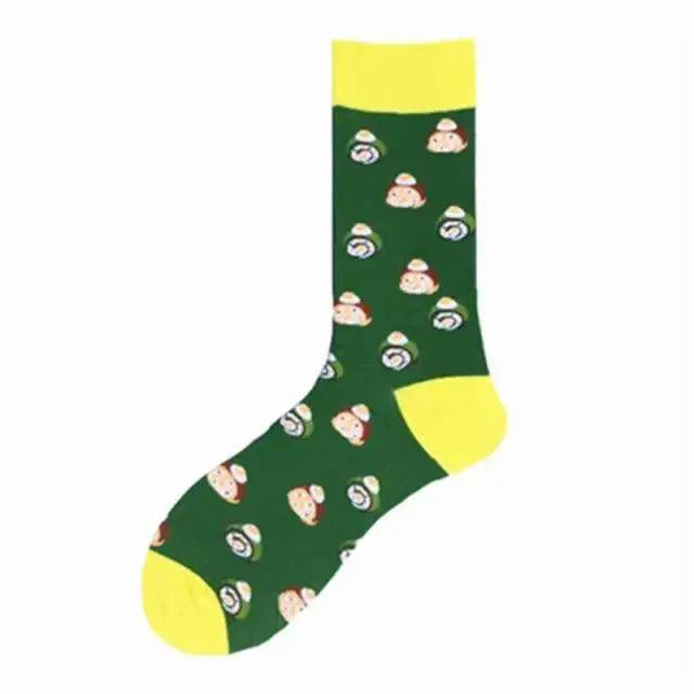 Men Cotton Socks Gradient Color Summer Style Long Wedding Sock Men Knee High Business Socks Man Socks Men's Ladies Novelty Bright Colorful Patterned Cotton Socks